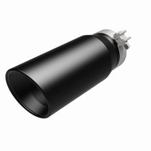 Load image into Gallery viewer, Magnaflow Catalytic Converter Universal MagnaFlow Tip Stainless Black Coated Single Double Round Single Outlet 5in Dia 4in Inlet 13in L
