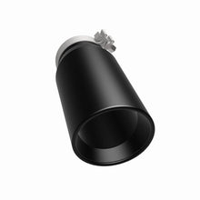 Load image into Gallery viewer, Magnaflow Catalytic Converter Universal MagnaFlow Tip Stainless Black Coated Single Double Round Single Outlet 5in Dia 4in Inlet 13in L
