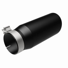 Load image into Gallery viewer, Magnaflow Catalytic Converter Universal MagnaFlow Tip Stainless Black Coated Single Double Round Single Outlet 5in Dia 4in Inlet 13in L
