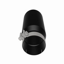 Load image into Gallery viewer, Magnaflow Catalytic Converter Universal MagnaFlow Tip Stainless Black Coated Single Double Round Single Outlet 5in Dia 4in Inlet 13in L
