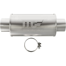 Load image into Gallery viewer, MagnaFlow Exhaust Products Exhaust Muffler MagnaFlow Exhaust Products Magnaflow Straight-Through Performance Muffler; 4in. Center/Center; 7x7x14 Body 12775
