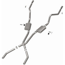 Load image into Gallery viewer, MagnaFlow Exhaust Products Exhaust System Kit MagnaFlow Exhaust Products Magnaflow Street Series Stainless Crossmember-Back System 15851
