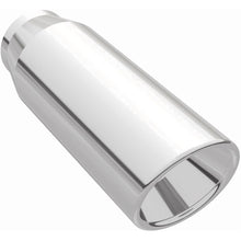 Load image into Gallery viewer, MagnaFlow Exhaust Products Exhaust Tail Pipe Tip MagnaFlow Exhaust Products Magnaflow Single Exhaust Tip - 2.5in. Inlet/3.5in. Outlet 35190
