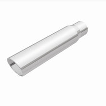 Load image into Gallery viewer, MagnaFlow Exhaust Products Exhaust Tail Pipe Tip MagnaFlow Exhaust Products Magnaflow Single Exhaust Tip - 4in. Inlet/5in. Outlet 35149
