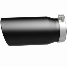 Load image into Gallery viewer, Magnaflow Tips MagnaFlow Tip Stainless Black Coated Single Wall Round Single Outlet 6in Dia 5in Inlet 13in L
