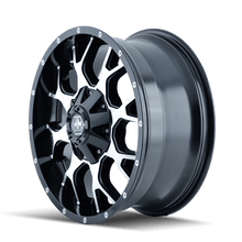 Load image into Gallery viewer, Mayhem Wheels - Cast Mayhem 8015 Warrior 18x9 / 6x135 BP / -12mm Offset / 106mm Hub Black/Machined Face Wheel
