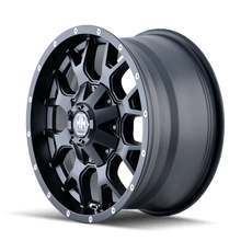 Load image into Gallery viewer, Mayhem Wheels - Cast Mayhem 8015 Warrior 18x9 / 8x165.1 BP / 18mm Offset / 130.8mm Hub Matte Black Wheel
