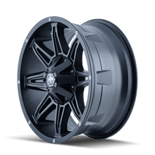 Load image into Gallery viewer, Mayhem Wheels - Cast Mayhem 8090 Rampage 18x9 / 6x135 BP / -12mm Offset / 106mm Hub Matte Black Wheel
