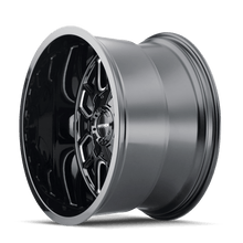 Load image into Gallery viewer, Mayhem Wheels - Cast Mayhem 8107 Cogent 20x10 / 6x135 BP / -19mm Offset / 106mm Hub Black w/ Milled Spokes Wheel
