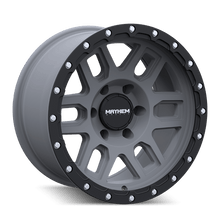 Load image into Gallery viewer, Mayhem Wheels - Cast Mayhem 8304 Delta 20x9 / 8x170 BP / -12mm Offset / 125.2mm Hub Matte Gunmetal- Matte Black Lip Wheel
