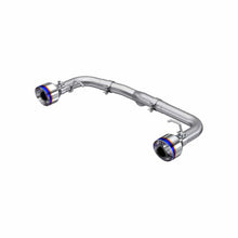 Load image into Gallery viewer, MBRP Exhaust Exhaust System Kit MBRP Exhaust S48053BE 2.5in. Axle-Back. Dual Rear Exit. T304 Stainless Steel with Burnt End Tips.
