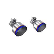 Load image into Gallery viewer, MBRP Tips MBRP T304 SS Burnt End Tip 2.125inID, 5inOD Out, 7.25in Length, Pair 17-25 BRZ / GR86
