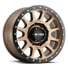 Load image into Gallery viewer, Method Wheels Wheels - Cast Method MR305 NV HD 18x9 +18mm Offset 8x170 130.81mm CB Method Bronze/Black Street Loc Wheel

