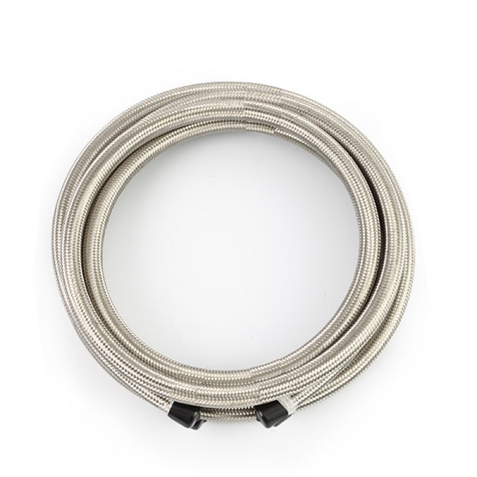 Mishimoto MISMMSBH-06180-CS Mishimoto 15Ft Stainless Steel Braided Hose w/ -6AN Fittings - Stainless