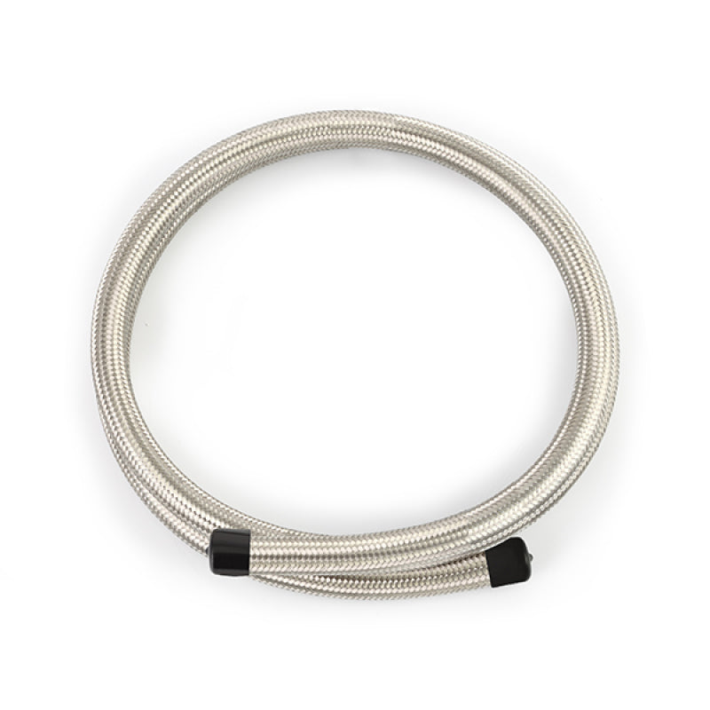 Mishimoto MISMMSBH-0672-CS Mishimoto 6Ft Stainless Steel Braided Hose w/ -6AN Fittings - Stainless