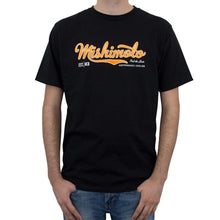 Load image into Gallery viewer, Mishimoto Cargo Boxes &amp; Bags Mishimoto Mens Athletic Script Black T-Shirt - Medium
