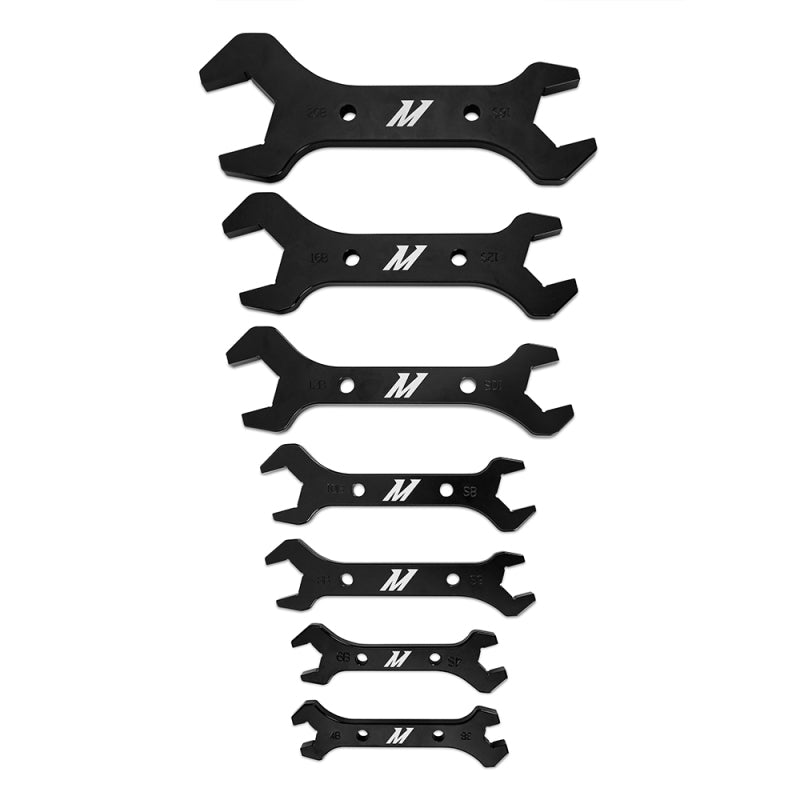 Mishimoto MISMMTL-ANSET-7D Mishimoto Wrench Set 7pc. -AN3 to -AN20 (Black Anodized)