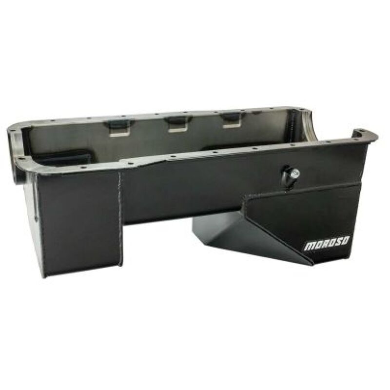 Moroso MOR20541 Moroso 66-77 Ford Bronco (351W) 9in Deep Billet End Seals Rear Sump Steel Oil Pan