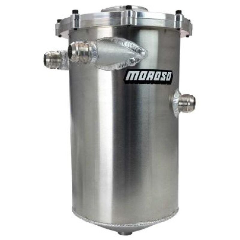 Moroso MOR22608 Moroso MMPS Split Top 16in Tall 8in Dia 7.5qt Dry Sump Tank