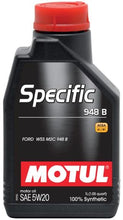 Load image into Gallery viewer, Motul Motor Oils Motul 1L OEM Synthetic Engine Oil SPECIFIC 948B - 5W20 - Acea A1/B1 Ford M2C 948B
