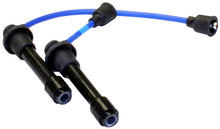 Load image into Gallery viewer, NGK spark plug wire set Chevrolet Metro with blue wires and black connectors for ignition system

