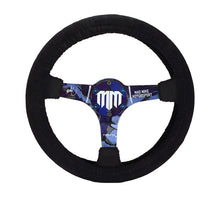 Load image into Gallery viewer, NRG Steering Wheels NRG Steering Wheel Cover - Black Stretch Micro Fiber w/ NRG Tag

