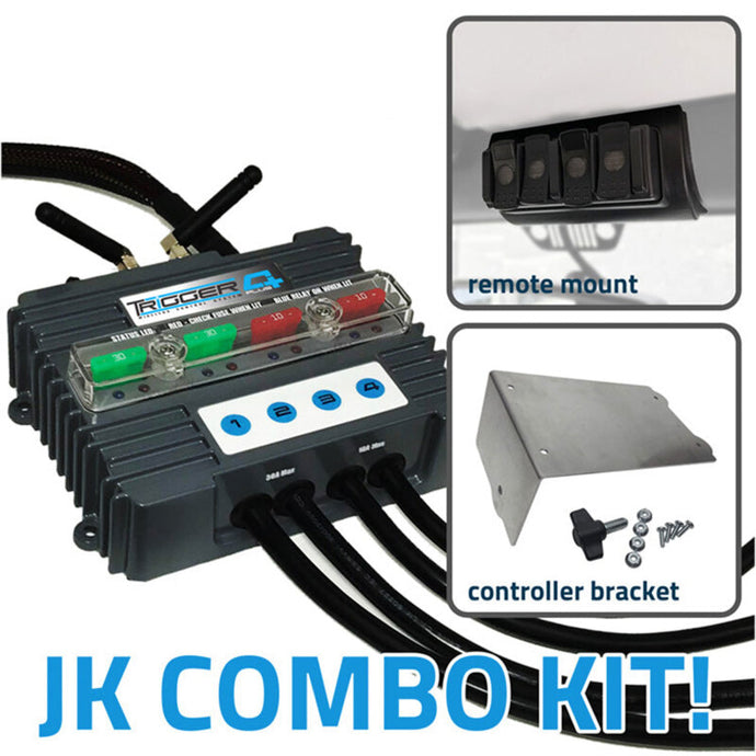 ORACLE Lighting ORL2100JK Oracle Trigger 4 Plus Wireless Accessory Control System Combo Kit - Jeep Jk