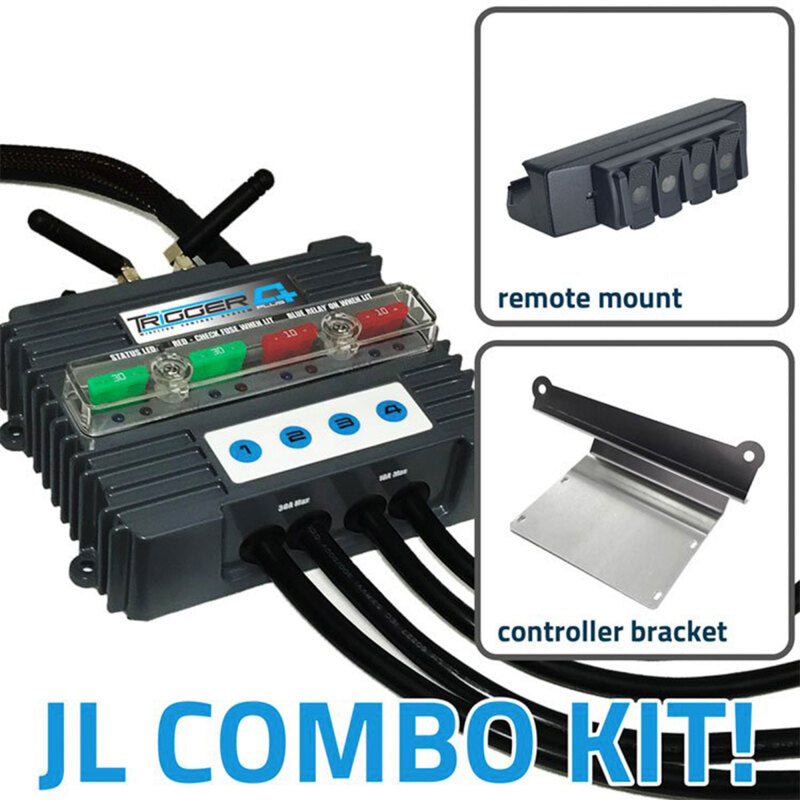 ORACLE Lighting ORL2100JL Oracle Trigger 4 Plus Wireless Accessory Control System Combo Kit - Jeep Jl And Jt