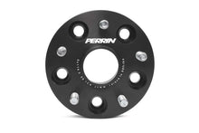 Load image into Gallery viewer, Perrin Performance PERPSP-WHL-025BK Perrin Subaru 25mm Wheel Spacers 5x114.3 BP w/56mm Hub - Black
