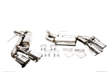 Load image into Gallery viewer, PrivateLabelMfg PLM Axle Back Muffler Delete Chevy Camaro V6 3.6L 2016 - 2022 Stainless Steel Quad Tips
