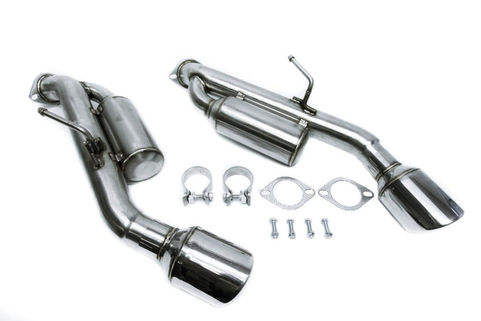 PrivateLabelMfg PLM-V37-TKP-RES PLM Infiniti Q50 Axle-Back Exhaust Helmholtz Resonated 2014+