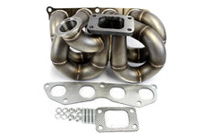 Load image into Gallery viewer, PrivateLabelMfg PLM-K20-TM-RH PLM Power Driven T3 Ramhorn Turbo Manifold K-Series K20 K24
