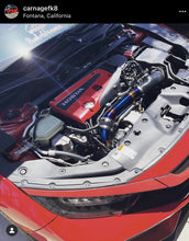 Load image into Gallery viewer, PrivateLabelMfg PLM-HFK8-TB-IN-SS-TIT PLM Turbo Inlet Pipe Kit Stainless Burnt Blue - 2017+ FK8 Civic Type R
