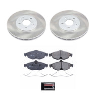 PowerStop PSBSC1684 Power Stop 01-06 Dodge Stratus Front Semi-Coated Rotor Kit