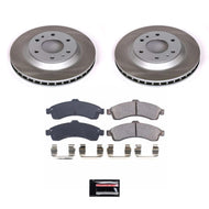 PowerStop PSBSC2057 Power Stop 02-04 Oldsmobile Bravada Front Semi-Coated Rotor Kit