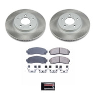 PowerStop PSBSC1576 Power Stop 02-07 Saturn Vue Front Semi-Coated Rotor Kit