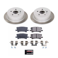 PowerStop PSBSC5333 Power Stop 04-07 Toyota Highlander Rear Semi-Coated Rotor Kit