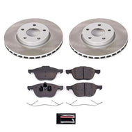 PowerStop PSBSC5976 Power Stop 04-11 Volvo S40 Front Semi-Coated Rotor Kit
