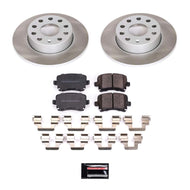 Power Stop 06-09 Volkswagen Rabbit Rear Semi-Coated Rotor Kit | SC4627
