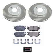 PowerStop PSBSC4652 Power Stop 06-11 Kia Rio5 Front Semi-Coated Rotor Kit