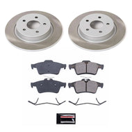 PowerStop PSBSC4613 Power Stop 06-11 Volvo V50 Rear Semi-Coated Rotor Kit
