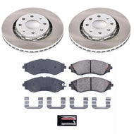 PowerStop PSBSC5893 Power Stop 09-10 Pontiac G3 Front Semi-Coated Rotor Kit