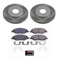 PowerStop PSBSC5862 Power Stop 09-11 Nissan Versa Front Semi-Coated Rotor Kit