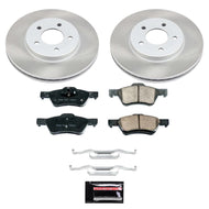 PowerStop PSBSC5572 Power Stop 10-11 Mercury Mariner Front Semi-Coated Rotor Kit