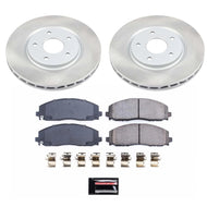PowerStop PSBSC5959 Power Stop 12-14 Volkswagen Routan Front Semi-Coated Rotor Kit