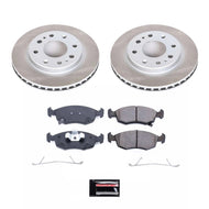 PowerStop PSBSC6290 Power Stop 12-17 Fiat 500 Front Semi-Coated Rotor Kit