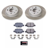 PowerStop PSBSC6292 Power Stop 12-19 Fiat 500 Rear Semi-Coated Rotor Kit