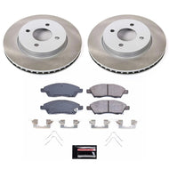 PowerStop PSBSC6096 Power Stop 14-19 Nissan Versa Note Front Semi-Coated Rotor Kit