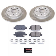 PowerStop PSBSC7722 Power Stop 16-22 Chevrolet Malibu Rear Semi-Coated Rotor Kit