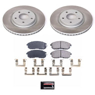 PowerStop PSBSC6094 Power Stop 17-18 Nissan Sentra Front Semi-Coated Rotor Kit
